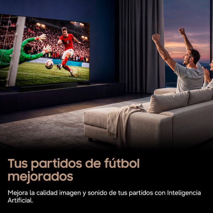 Samsung Televisor Mini LED M72H 43 pulg. 4K Ultra HD Smart TV